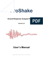Proshake: User'S Manual