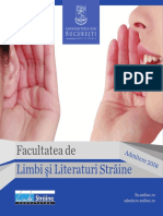 Brosura Limbi Si Literaturi Straine 2018 PDF