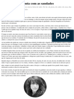 03-09-2017 A Gente Nunca Conta Com As Saudades