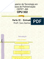 Processo de extrusão de polímeros: principais componentes e propriedades