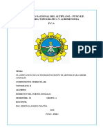 Clasificacion de Los Teodolitos Según El Metodo Para Medir Angulos