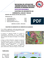 PG - I - 7muestreo de Sedimentos de Corriente, Suelos y Rocas01102018