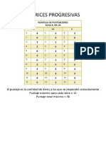 Plantilla de Puntuación