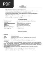Download Net Experience Resume Sample by fatimachoudhari SN39085655 doc pdf
