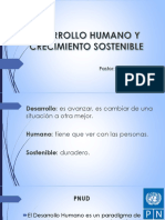 Desarrollo Humano y Crecimiento Sostenible