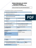 Ficha de Registro Informe - Ingenieria