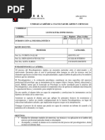 Programa Introduccion Al Psicodiagnostico 2018