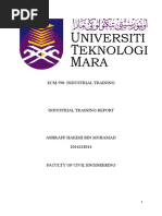 UiTM Industrial Training Report