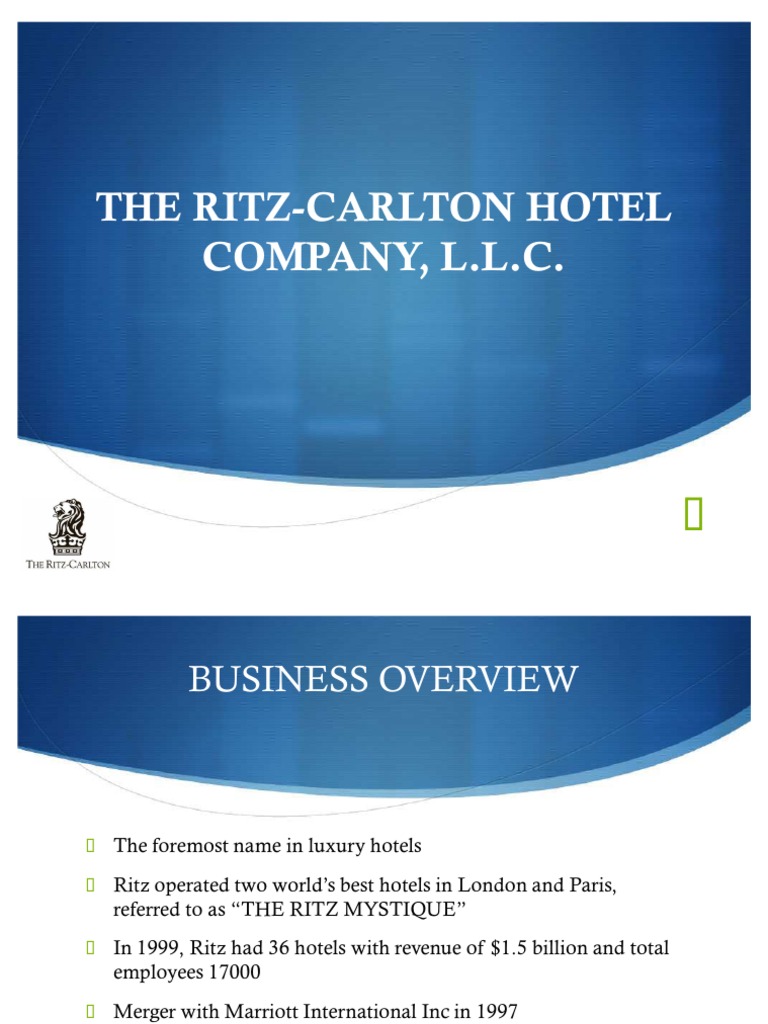Case Analysis Of Ritz Carlton Pany Stakeholder Corporate Strategic Planning