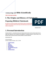Jewish and Christian Origins