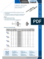 Aluminium Body / Steel Mandrel - Dome Head