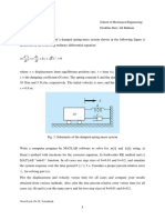 Problem 1:: DX DX M C KX KX DT DT