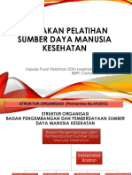 Kebijakan Pelatihan SDMK