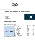 LND Drive Sample Question Bank v1