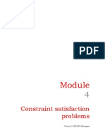 Constraint Satisfaction Problems: Version 1 CSE IIT, Kharagpur