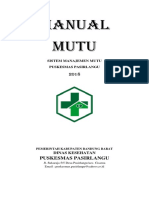 Lembar Judul MANUAL MUTU & Lembar Pengesahan