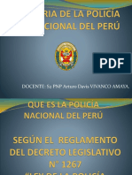 Historia de La Policía Nacional Del Perú