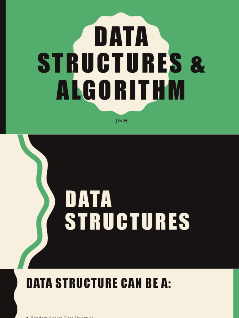 Data Structures and Algorithms Guide | PDF