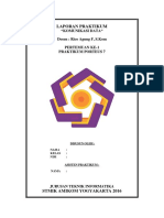 Laporan Praktikum: "Komunikasi Data" Dosen: Rico Agung F, S.Kom Pertemuan Ke-1 Praktikum Porteus 7