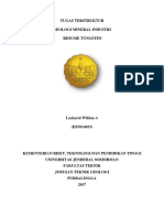 Tugas Geologi Mineral Industri Resume Tungsten