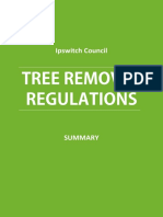 Ipswitch Council Tree Removal Regulations - Summary