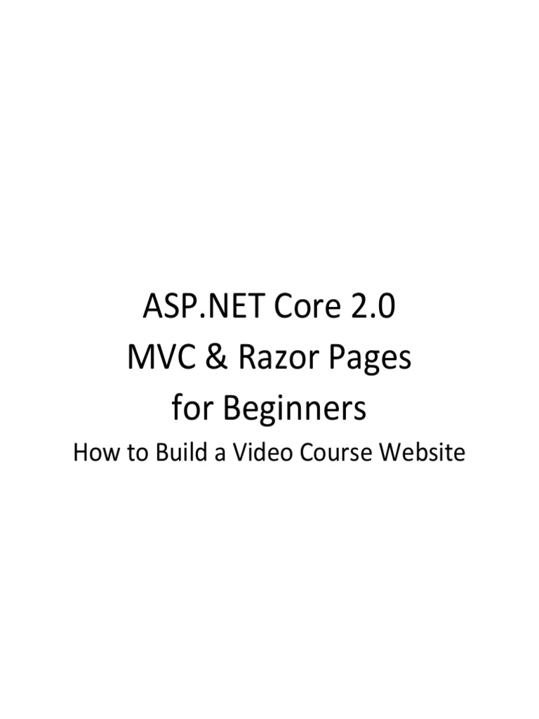64  Asp Net Mvc Books For Beginners Pdf for business