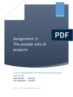 Assignment 2: The People Side of Projects: Ct3101 Basisapsecten Projectmanagement Group 9B
