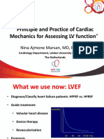 Principle and Practice of Cardiac Mechanic For Assessing LV Function