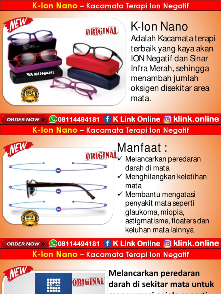 Gambar Kacamata Ion Nano Gambar Aksesoris