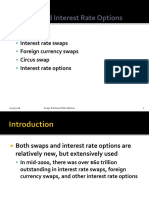 Swaps and Interest Rate Options: Outline
