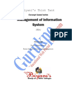 Management of Information System: Biyani's Think Tank