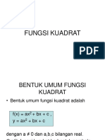 Fungsi Kuadrat