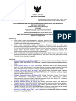 Peraturan Menteri Negara Koperasi Dan Usaha Kecil Dan Menengah Republik Indonesia PDF