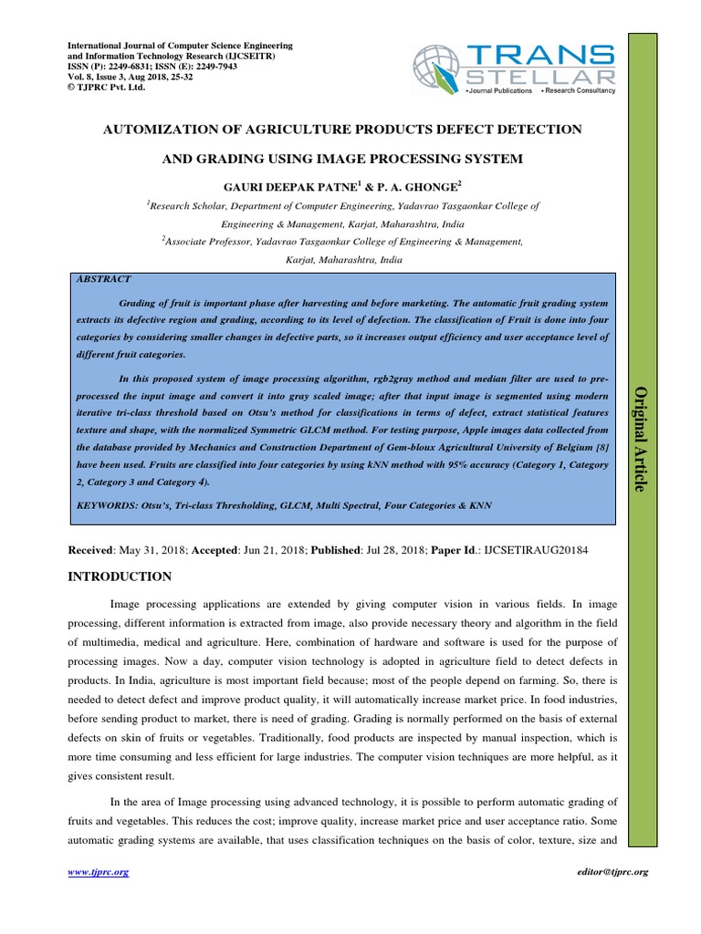 4 Ijcsetiraug20184 | PDF | Image Segmentation | Computer Vision
