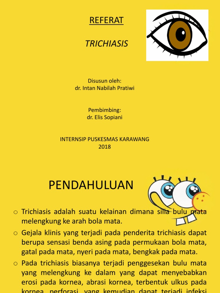 Trichiasis: Panduan Medis | PDF | Sains & Matematika