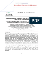 Formulation and in Vitro Evaluation of Metformin Hydrochloride Floating Tablets by Using Natural Polymer