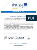 Belgrade, 17Th April 2018: Danubiovalnet Roadmapping Workshop