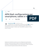 APN Iliad - Guida Alla Configurazione Su Android, Iphone, Ipad e Tablet - MobileWorld PDF