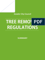 Tree Removal Gowler Council Regulations - Summary