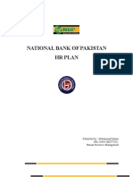 National Bank of Pakistan HR Plan: Submitted By: Muhammad Qasim BM-26464 (MGT-501) Human Resource Management
