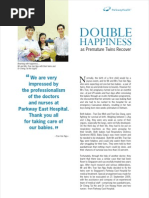 Double Happiness as Premature Twins Recover