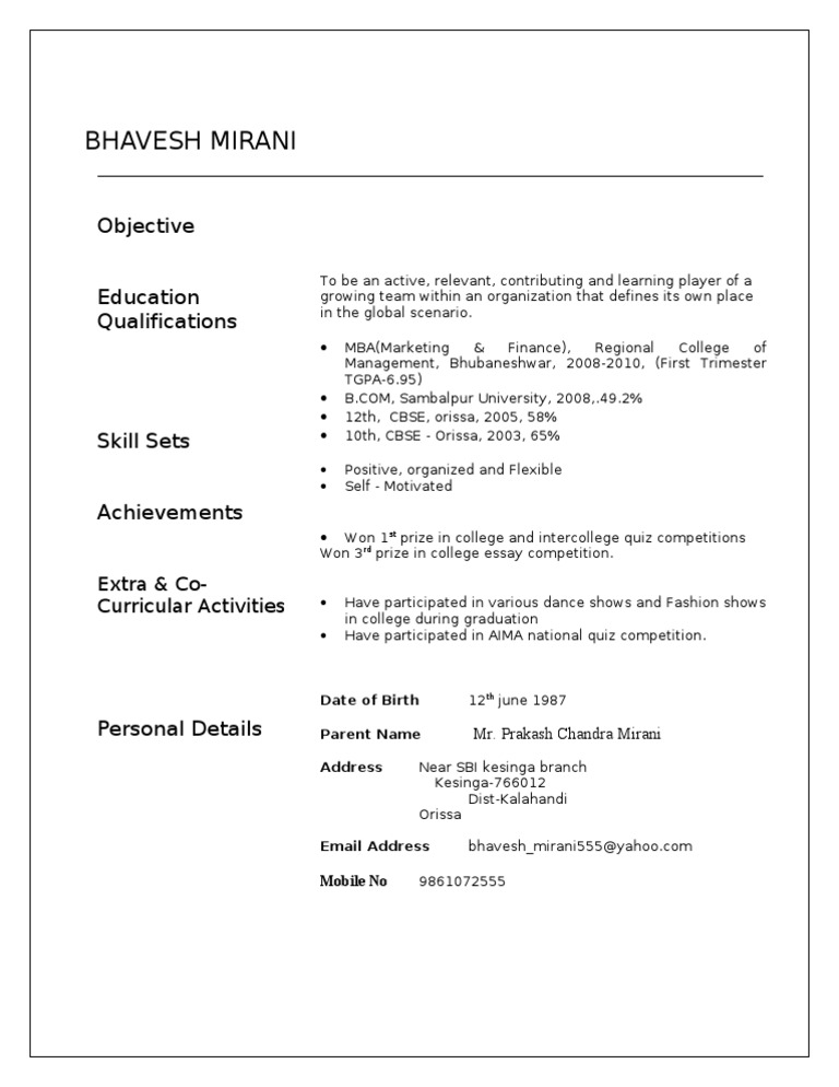 Bhavesh Mirani | PDF
