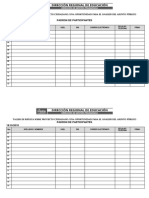 Lista de Participantes