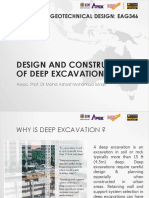 GEOTECHNICAL DESIGN OF DEEP EXCAVATIONS