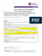 2015 - Treatment of 2 Glioma HUMAN Patients With Ketogenic Diet