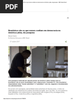 8. Brasileiros São Os Que Menos Confiam Em Democracia Na América Latina, Diz Pesquisa - BBC News Brasil