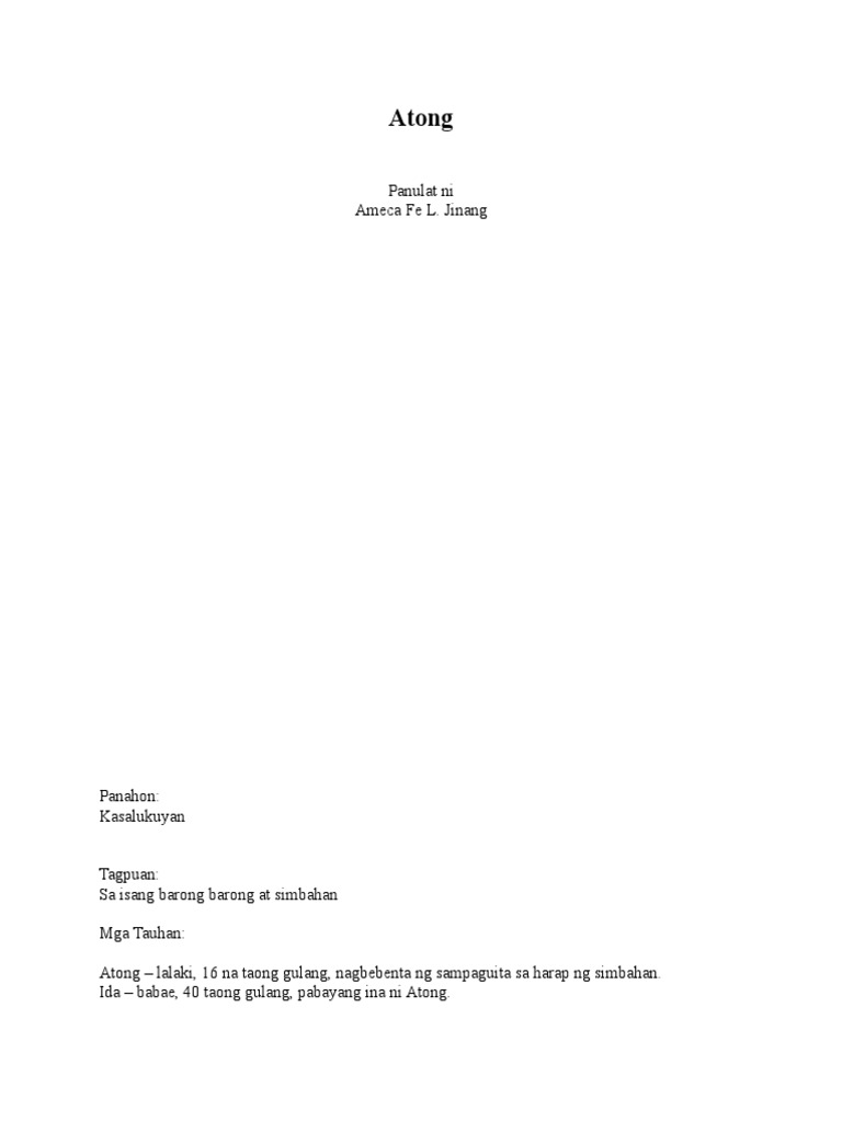 Play Script Drugs 2 PDF