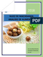 Ficha de Trabajo "Nuez de Macadamia" Macadamia Spp.