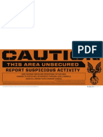 Halo Reach Caution Poster