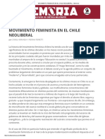 Movimiento Feminista en El Chile Neoliberal – Memoria